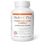 Medi-C Plus Vitamin C 400 mg & L-Lysine 260 mg Formula with Magnesium Ascorbate, 150 Veg Caps, Supports Cardiovascular Health & Immune Function, Helps Reduce the Recurrence of Cold Sores, Proudly Canadian