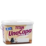 Titan M102142 - Pintura plastica monocapa mate de 5 l blanco