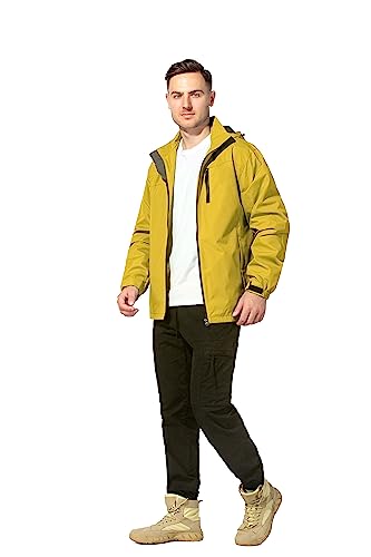 Lightweight Waterproof Jackets with Detachable Hood for Men4