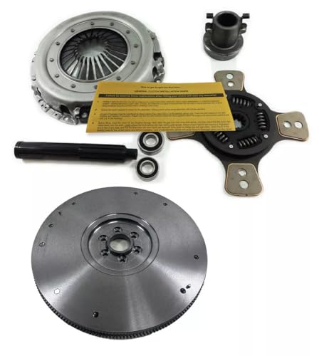 EFT Clutch Kit With Flywheel for 2002-09 Chevy Kodiak/GMC Topkick 8.1L V8 C4500 C5500 C6500 C7500 - Heavy Duty Performance Upgrade for Smooth Engagement - Precise Fit - Offers 12 Month Brand Warranty