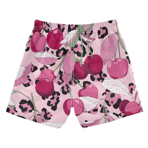 Boys Swim Trunks Leopard Print Cheetah Skin Toddler Swim Shorts Beach Board Shorts Swimsuit3