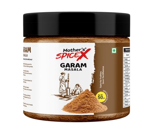 Mothers SpiceX Garam Masala Authentic Indian Spice Blend for Rich & Aromatic Dishes | Available in 50g 100g 200g 425g (50g)