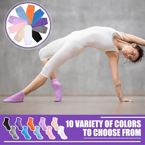Image of Liitrsh 60 or 150 Pairs Pilates Grip Socks Bulk Unisex Non Slip Yoga Grippy Socks Woman for Adults Yoga Pilates Hospital