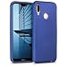 Produktbild kwmobile Case kompatibel mit Huawei P20 Lite Hülle - Schutzhülle aus Silikon metallisch schimmernd - Handyhülle Metallic Blau