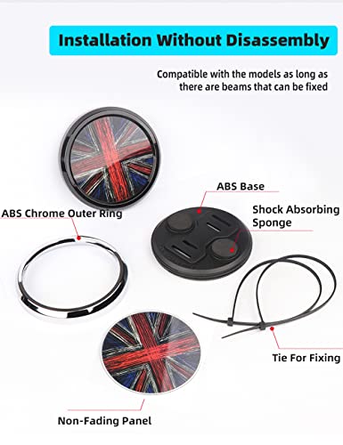 Image of 3D Front Bumper Grill Emblem Badge Chrome Cover for Mini Cooper One S JCW R50 R52 R53 R55 R56 R60 R61 F54 F55 F56 F57 F60 Hatchback Countryman Car Accessories Decoration (Check)