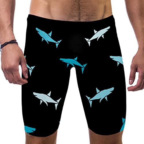 Traje de baño de hombre de secado rápido Blue Sharks Jammer con diseño multicolor