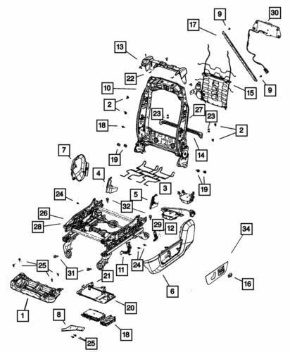 Amazon.com: Mopar 68196743AA LUMBAR SUPPORT : Automotive