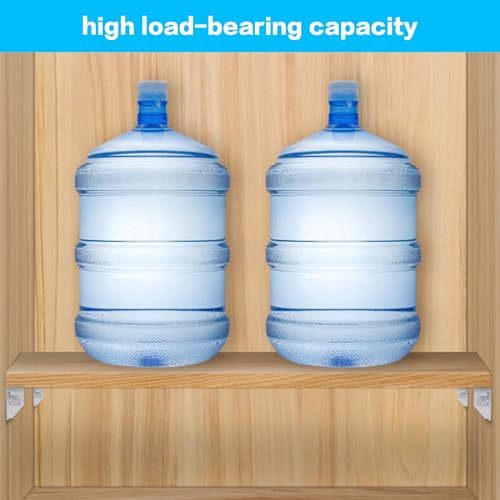 Regalbodenträger, 5mm Bodenträger Einlegeboden Halter, transparent Kunststoff Regalboden Stifte für Möbel Bücherregale Schränke Holz Glas-Böden Regal Halter Pegs Pins (20, transparent)