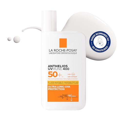 La Roche-Posay Anthelios UVmune 400 - Líquido protector solar invisible, SPF50+, 50ml