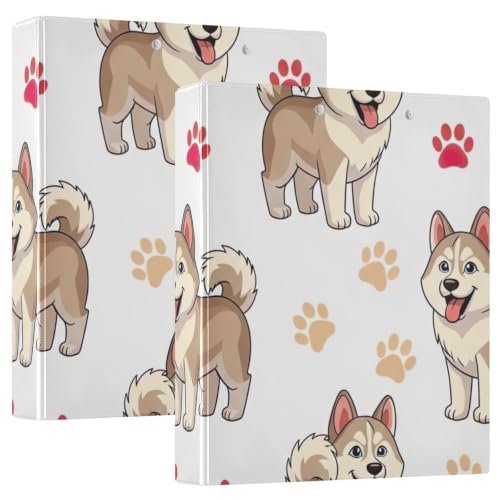 Classeur 3 anneaux D 3,8 cm husky pour l'école et le bureau