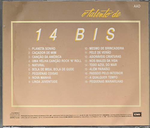 14 Bis - Cd O Talento - Sucessos -1992
