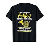 Waldhorn Horn Keine Fehler Instrument Hornist Musiker Horn T-Shirt
