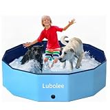 Lubolee Hundepool für Große Hunde- Faltbarer Hundebadewanne...