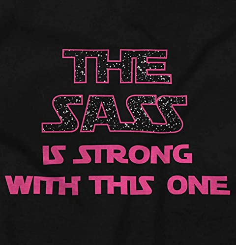 Sass Strong with This One Dark Galaxy Youth T Shirt Tee Girls2