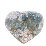 AZOOB Cristal Cristal Geoda Cuarzo Corazón Cianita natural Piedra Piedras naturales ERTEYIN (Size : 1PC 500G-600G)