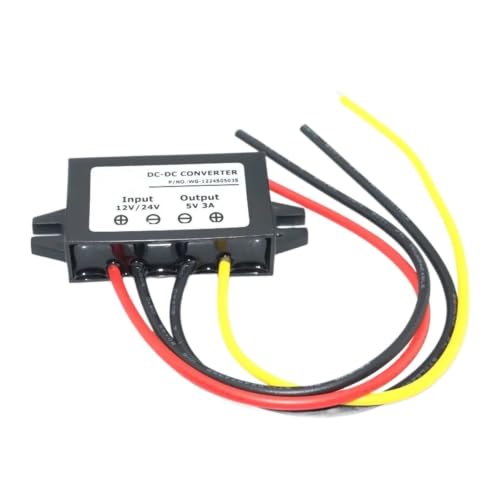 Image of RISWEKFW DC-DC 12V 24V to 5V 3A 5A 25W Power Converter