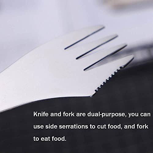 3 in 1 Spork Camping Cutlery,Knife,Spoon,Fork for Travel Outdoor.