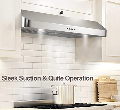Everkitch EVK1904 Range Hood 30Inch, Under Cabinet Range Hood,Kitchen Vent Hood thumb #1