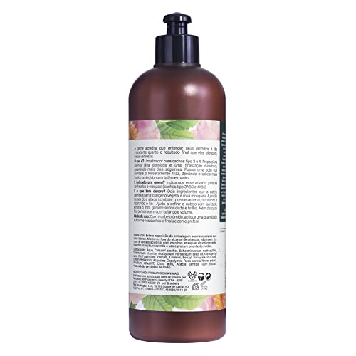 Yenzah Bonita Por Natureza Cachos - Ativador De Cachos Tipo 3 E 4