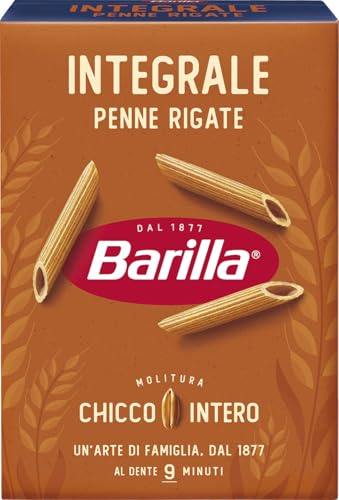 Barilla Pasta Penne Rigate Integrali, Pasta Corta di Semola...