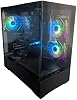 Computadora de gaming Centaurus Scorpius Radeon RX 9070 XT, AMD Ryzen 7 7800X3D, 64GB DDR5 RAM, 2TB NVMe SSD, Windows 11, WiFi, Vidrio, RGB, Enfriamiento Líquido | PC para gamers lista para 4K VR 8