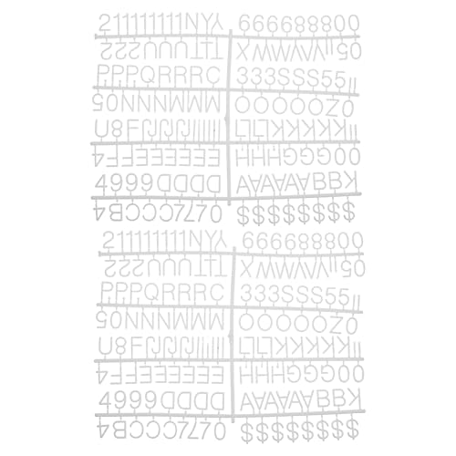 Housoutil 2 Piezas Tablero De Mensajes Letras De Fieltro De Letras Para Tableros De Mensajes Para Manualidades o Decoración Del Hogar