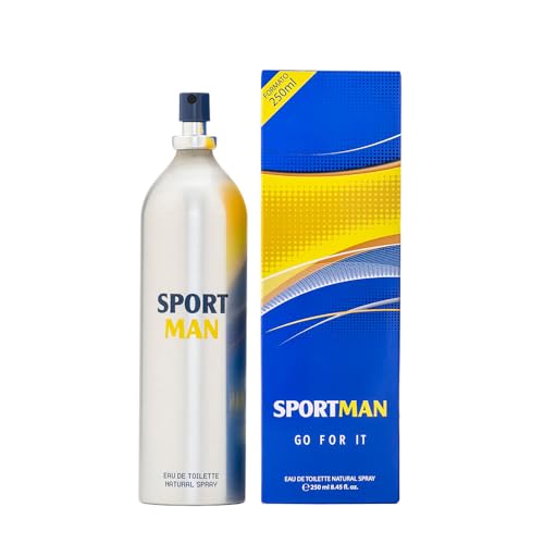 SPORTMAN - Go For It 250 ml, Perfume Hombre en Formato Spray, Eau...