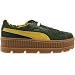 PUMA Womens Fenty by Rihanna Suede Cleated Creeper Casual Sneakers,