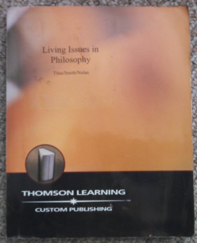Living Issues in Philosophy 0534724272 Book Cover