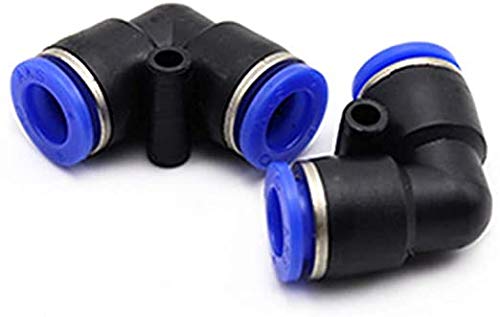 MAGNUM INDUSTIAL SOLUTIONS 12mm Air Pneumatic L Shaped Push In Elbow Connector (PACK OF 5)