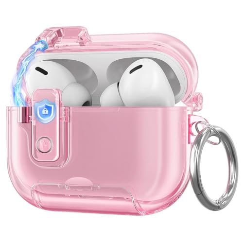 Image of ZORBES Silicone Earbud Charging Case Cover for AirPods Pro 3 with Carabiner | Scratch Protection, Slim Fit for Daily Carry, Soft Silicone, Precise Charging Access, Easy to Clean