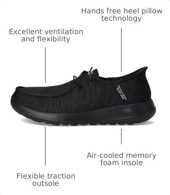 Image of Skechers Men's Go Walk Max Free Hands Slip-ins Sneaker