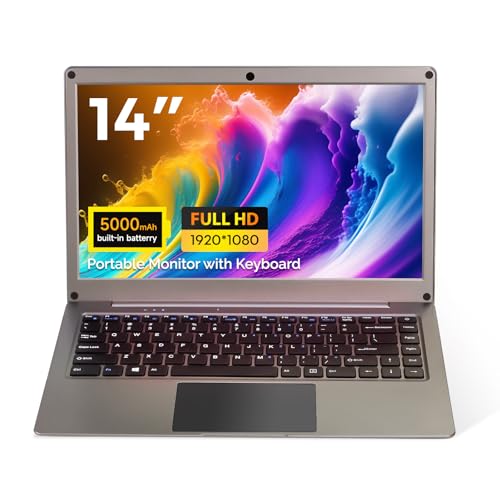 CrowView Note 14型ポータブルモニター CrowView 14インチ ノートパソコン用モバイルモニター 実機