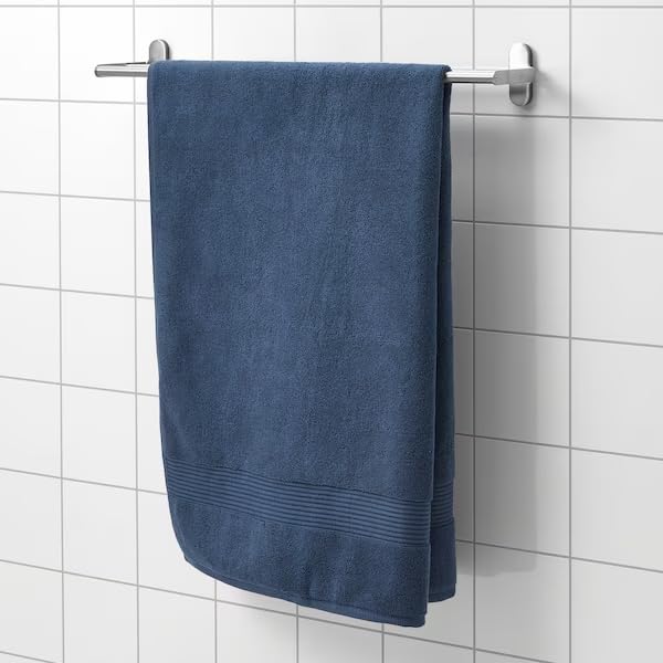 Générique Grande Serviette Maxi Drap de Bain 90 x 150 cm 100% Coton 500 grammes Qualité superieure (Bleu Marine)