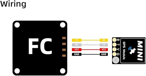 Miniatura 8 de Más Estabilidad Posicionamiento Rápido M10 Mini Módulo GPS 0.472x0.472 in para RC FPV Racing Drone Quad Avión
