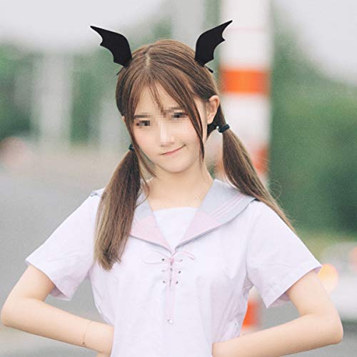 FRCOLOR 2 Pares de Grampos de Cabelo da Asa Do Diabo Grampos de Cabelo Em Forma de Asa de Morcego E