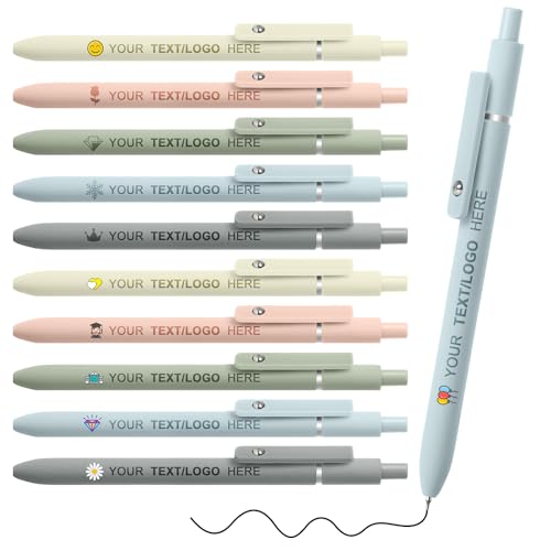 ENOMY Kugelschreiber Personalisiert mit Gravur/Logo/Name Kugelschreiber Hochwertig in Großpackung mit Schwarzer Tinte Stift Personalisiert Personalisierte Geschenke für Firmen Büros Hochschu ENOMY Kugelschreiber Personalisiert mit Gravur/Logo/Name Kugelschreiber Hochwertig in Großpackung mit Schwarzer Tinte Stift Personalisiert Personalisierte Geschenke für Firmen Büros Hochschu