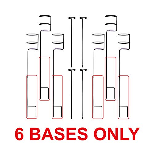 Urban Deco Heavy Duty Outdoor Drink Holder Set Of 10,Stakes Beach Cup Holders For Yard Beverage Holder Stakes, 6 Pack Standing Cup Holder Plus 4 Goblet Drink Holders #TOP6