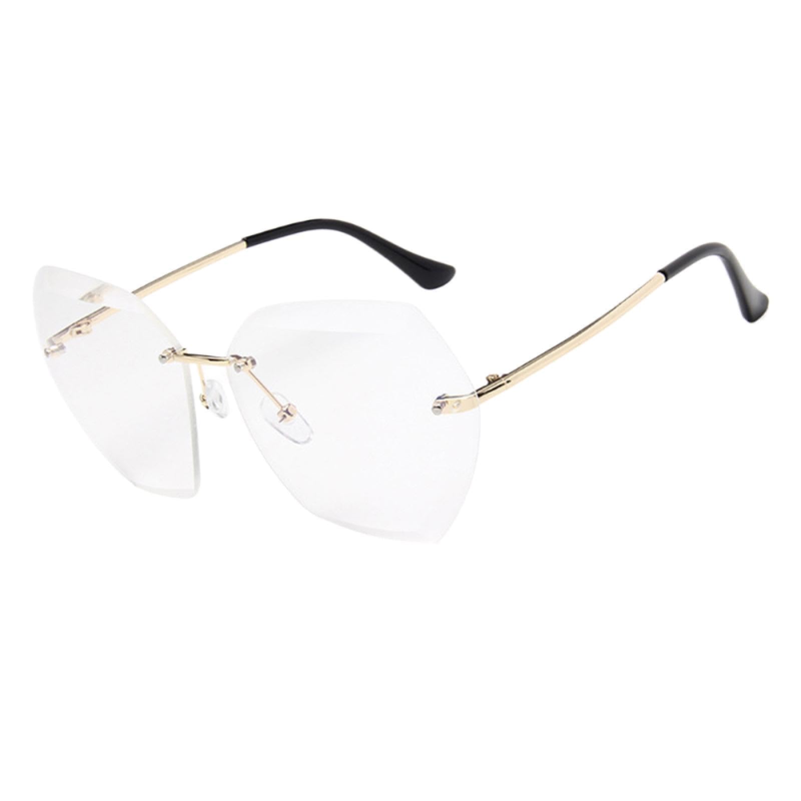 Sunglasses Uv400 Protection | Rimless Gradient Lens | Women Men