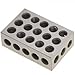 Anytime Tools 1-2-3 Blocks Matched Pair Hardened Steel 23 Holes (1