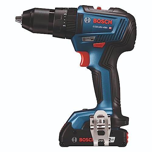 Bosch GXL18V-240B22 18V 2-Tool Combo Kit with 1/2 In. Hammer Drill/Driver, Two-In-One 1/4 In. and 1/2 In. Bit/Socket Impact Driver/Wrench and (2) 2 Ah Standard Power Batteries thumbnail 5