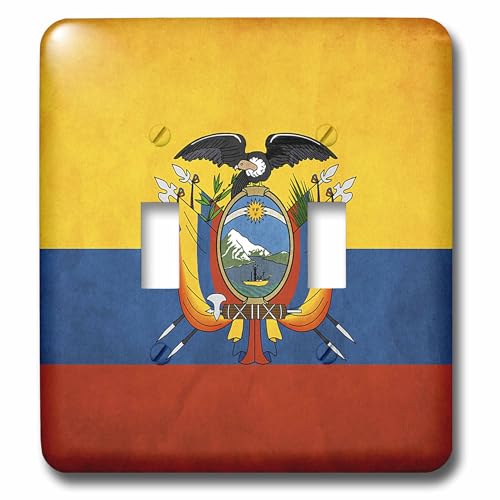 Ecuador Flag interrupteur à baïonnette design multicolore haut de gamme - 2