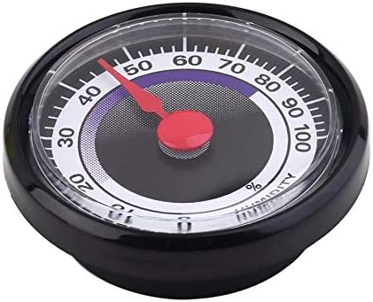 Gessence 1 PC Mini Portable Accurate Durable Analog Hygrometer Humidity Meter Mini Power-Free for Indoor Outdoor Home Use