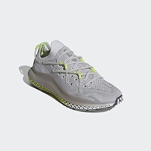 Image of adidas 4D Fusio Mens Shoes Size 11.5, Color: Grey /Off White /Yellow-Grey
