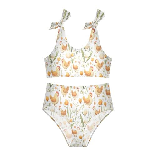 KLL Girls Bathing Suits Cute 2-Piecing Swimsuit with Adjustable Strap3