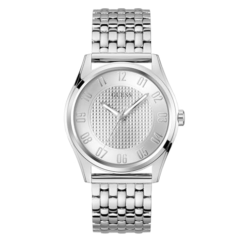 Montre Guess Tate GW0895G1 quartz analogique homme bracelet acier 5 bar
