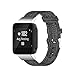 Yoobuu Woven Nylon Watch Band Compatible with Garmin Forerunner 35/30,Sport Strap Replacement Band for Garmin Forerunner 30/35 Smart Watch (Grey)