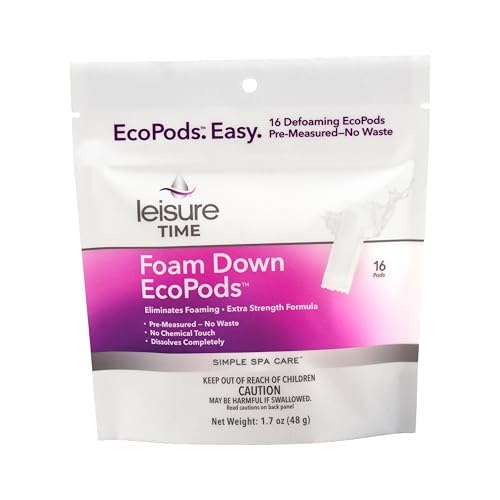 Leisure Time 45452 Foam Down EcoPodsfor Spas & Hot Tubs 1.7 oz