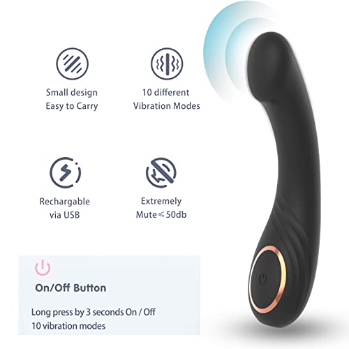 Jtffer Updates Handheld Eye & Face Electric Wand Massager-Portable Personal Body Facial Vibrating Massage-For Puffy Eyes/Dark Circles/Eye Bags, Smooth Lip Wrinkles-Black #TOP6