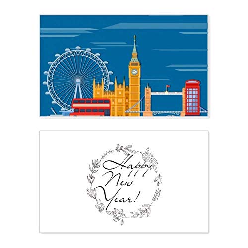 Tarjeta conmemorativa London Eye: recuerdos de Año Nuevo y mensajes de bendición
